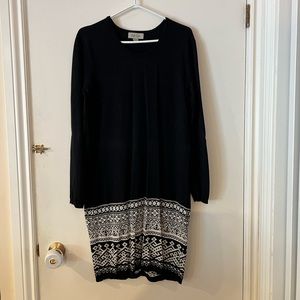 Boutique black thin sweater dress or tunic